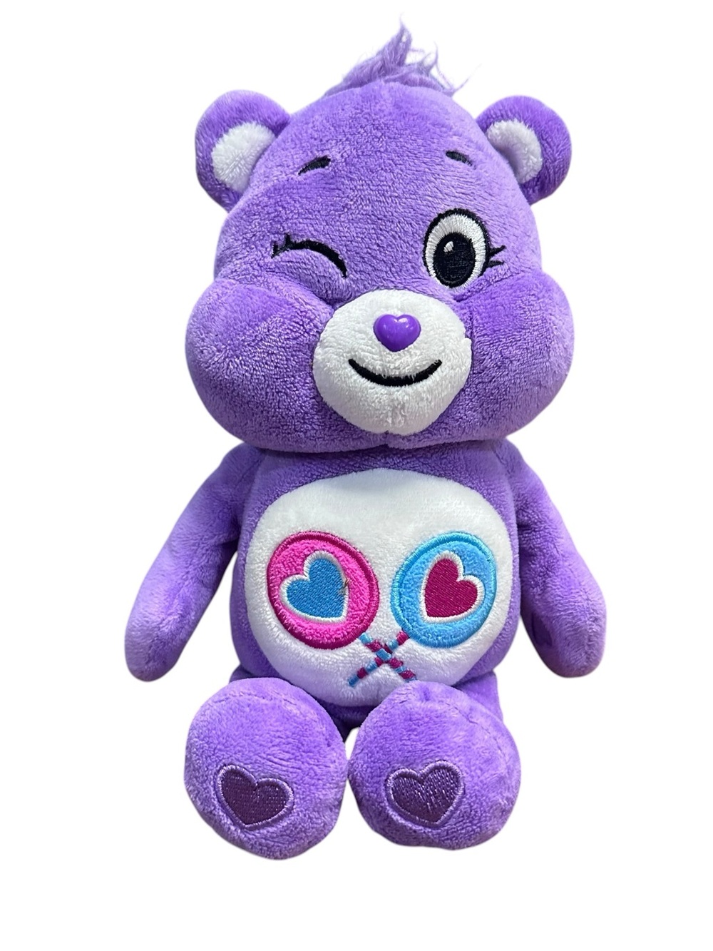 Care‎ Bears Sweet Celebrations Cheer 9 “ Bear Plush (2023) – Purple Winking Bear